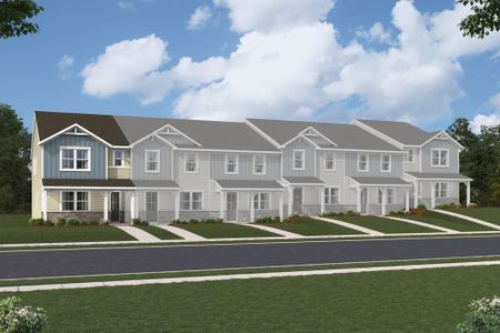 New construction Townhouse house 2620 Selbourne Dr, Gastonia, NC 28052 plan Grifton - image