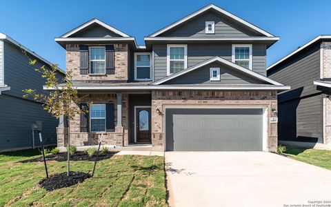 New construction Single-Family house 14807 Sycamore Crossing, San Antonio, TX 78252 Trinity- photo 0