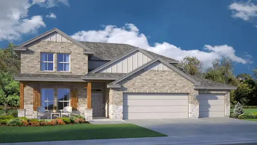 New construction Single-Family house 1013 Sydney Blvd, Thorndale, TX 76577 plan Magnolia - image