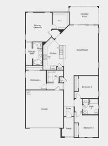 New construction Single-Family house 24526 W Kowalsky Ln, Buckeye, AZ 85326 plan Plan 2014 Modeled - image