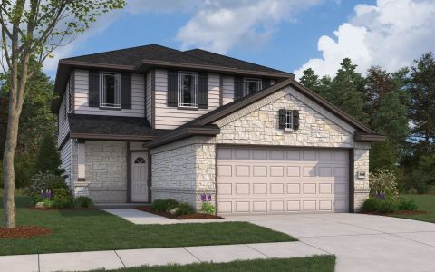 New construction Single-Family house 2331 Pink Pearl Dr, San Antonio, TX 78224 plan Mansfield - image