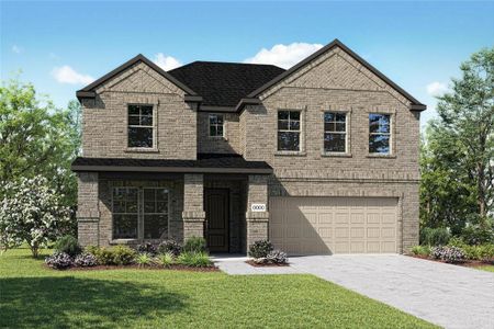 New construction Single-Family house 2437 Pebble Bank Lane, Midlothian, TX 76065 Emery- photo 0