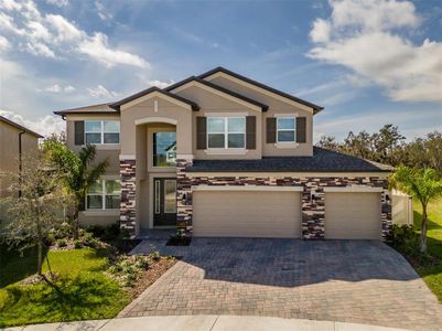 New construction Single-Family house 3150 Marine Grass Dr, Wimauma, FL 33598 Mira Lago- photo 0