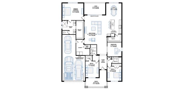 New construction Single-Family house 4521 Flower Fields Trl, Bradenton, FL 34210 plan Seaside - image 3