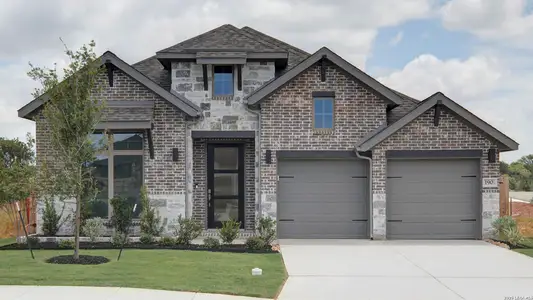 New construction Single-Family house 190 Mountain Oak, Castroville, TX 78009 plan 2357W - image