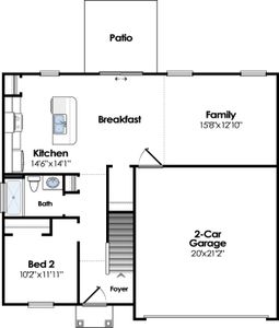 New construction Single-Family house 716 Samantha St, West Columbia, SC 29170 plan Adger - image 4