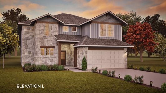 New construction Single-Family house 521 Exploration Cir, Liberty Hill, TX 78642 plan San Marcos - image