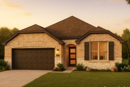 New construction Single-Family house 404 Mourning Dove Dr, Waller, TX 77484 plan Attwater Olive 2192 - image