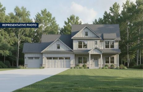 New construction Single-Family house 1172 Tupelo Ln, Loganville, GA 30052 plan (GA) Brooks A 3 Front Entry - image