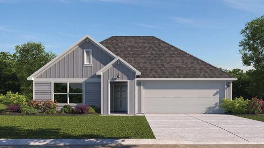 New construction Single-Family house 1805 Windsor Blvd, Lockhart, TX 78644 The Irvine- photo 0