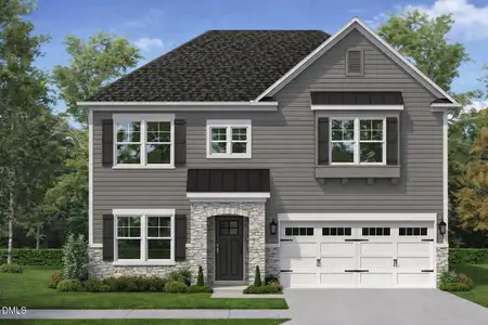 New construction Single-Family house 3417 Mackenzie Ln, Zebulon, NC 27597 plan Porter II - image