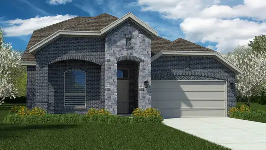 New construction Single-Family house 105 Ringtrail Dr, Rhome, TX 76078 plan Santa Fe - image