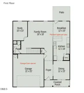 New construction Single-Family house 22 Cheshire Farms Dr, Smithfield, NC 27577 - image