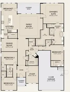 New construction Single-Family house 16520 Moineau Dr, Austin, TX 78738 plan Carolina - image
