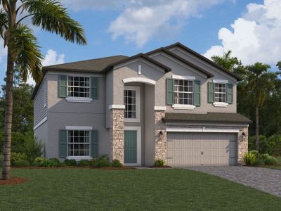 New construction Single-Family house 12134 Hilltop Farms Drive, Dade City, FL 33525 Malibu- photo 0