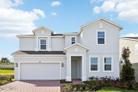 New construction Single-Family house 27472 Black Kite Ave, Howey-in-the-Hills, FL 34748 Newcastle- photo 0