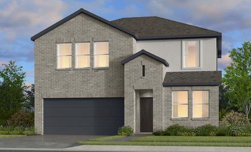 New construction Single-Family house 9718 Rialto Heights Dr, Cypress, TX 77433 Verbena- photo 0