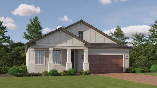 New construction Single-Family house 10006 Minnow Ray Dr, Land O' Lakes, FL 34638 plan Dawning II - image