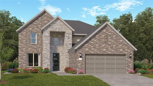 New construction Single-Family house 2106 Woodside Meadow Court, League City, TX 77539 Wakefield II- photo 0