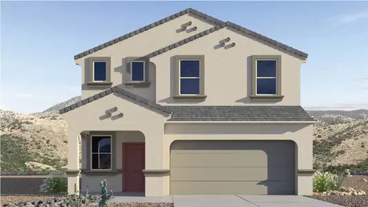 New construction Single-Family house 10401 W Guildford Ln, Marana, AZ 85653 plan Madison - image