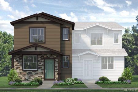 New construction Multi-Family house 2397 Harlequin Place, Johnstown, CO 80534 Biscayne- photo 0