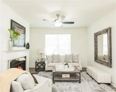 New construction Townhouse house 259 Barracks Wy, Unit 876, Hoschton, GA 30548 plan Glen - image 7