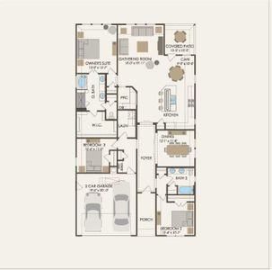 Pulte Homes, McKinney floor plan