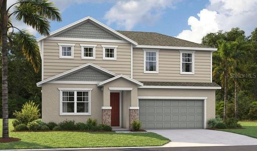 New construction Single-Family house 184 Bull Frog Lane, Umatilla, FL 32784 Elderberry- photo 0