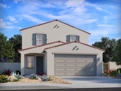 New construction Single-Family house 12562 N Red Kite Dr, Marana, AZ 85658 plan Amber - image