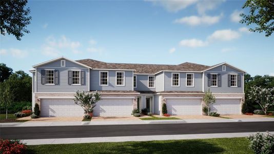 New construction Townhouse house 266 Thompson Village Ave, Apopka, FL 32703 plan Hamilton - image