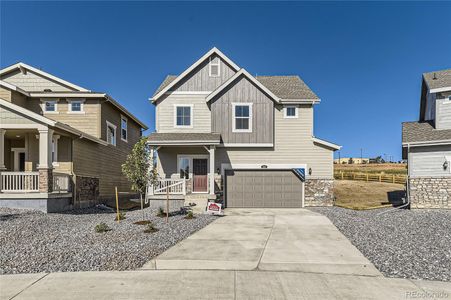 New construction Single-Family house 283 Corkscrew Street, Elizabeth, CO 80107 - photo 0