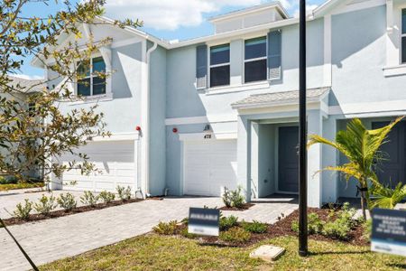 New construction Townhouse house 478 Salisbury Cir, Fort Pierce, FL 34982 plan Pompano - image
