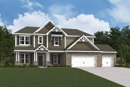 New construction Single-Family house 238 Amber Glen Dr, Locust, NC 28097 plan Bristol - image