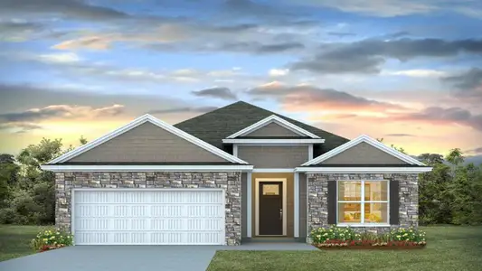 New construction Single-Family house 2999 Fish Hawk Ln, Florence, SC 29505 plan Eaton - image