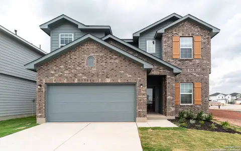 New construction Single-Family house 8429 Sharpies Cyn, San Antonio, TX 78222 plan Blanco - image