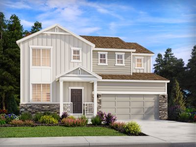 New construction Single-Family house 4671 Goldflower Dr, Johnstown, CO 80534 The Dillon- photo 0