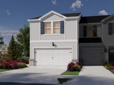 New construction Townhouse house 813 Stream View Ct, Mebane, NC 27302 plan Jade - image