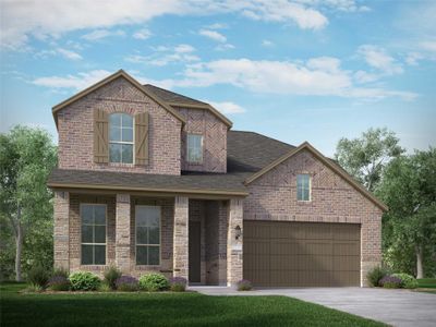 New construction Single-Family house 1021 Calendula Trl, Georgetown, TX 78628 Redford Plan- photo 1 1