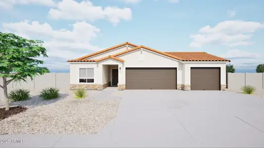 New construction Single-Family house 1406 W Tigua Wy, Coolidge, AZ 85128 plan Yucca - image