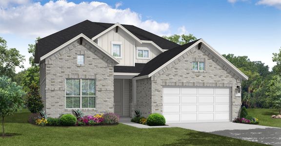 New construction Single-Family house 17337 Graces Path, Pflugerville, TX 78660 plan Goodrich II - image