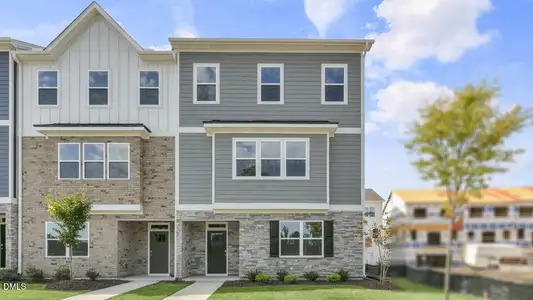 New construction Townhouse house 769 Dorset Stream Dr, Fuquay Varina, NC 27526 plan Hadleigh - image