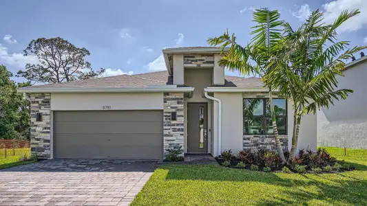 New construction Single-Family house 8851 Sw Kanner Oaks Dr, Stuart, FL 34997 plan Cali - image