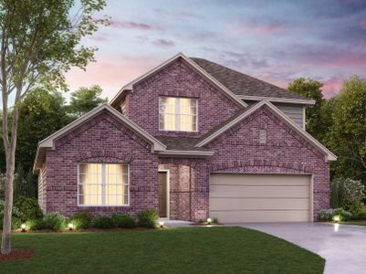 New construction Single-Family house 32107 Morning Luster Ct, Fulshear, TX 77441 plan Barbosa - Smart Series - image