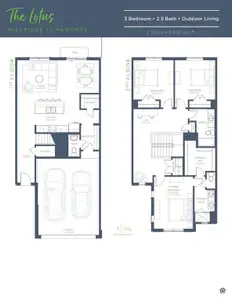 New construction Townhouse house 4611 Hawks Trl, Oak Point, TX 75068 plan Lotus - image