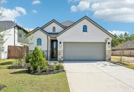 New construction Single-Family house 5231 Yellowstar Ln, Montgomery, TX 77316 plan 3034 Elevation B - image