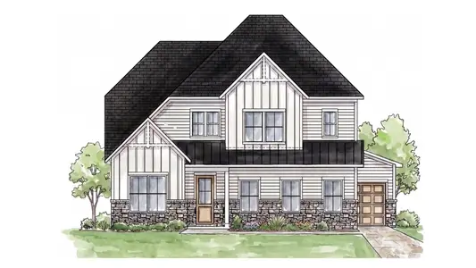 New construction Single-Family house 1716 Shallow Creek Dr, Spring Hill, TN 37174 plan Laurent II - image