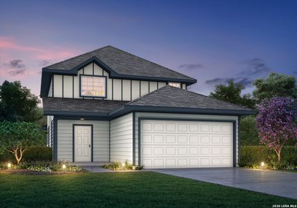 New construction Single-Family house 1927 Olivia Dr, New Braunfels, TX 78130 plan The Evergreen - image