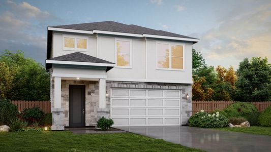 New construction Single-Family house 14518 Prairie Clover, San Antonio, TX 78253 plan Marigold - image