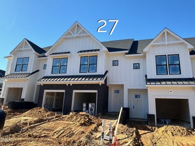 New construction Townhouse house 4015 Elk Creek Ln, Raleigh, NC 27612 Wade- photo 0