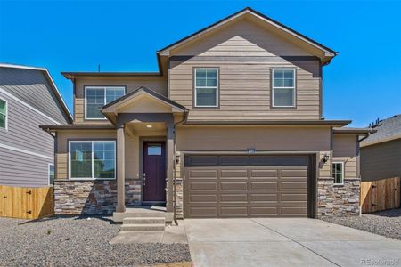 New construction Single-Family house 4649 Kipp Place, Brighton, CO 80601 BELLAMY- photo 0